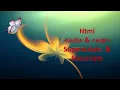 How to Create Subscript and Superscript in Html by Urvashi Tutorials Point