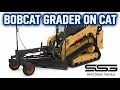 Caterpillar Next Gen Skid Steer Loader Operates Bobcat Grader With CAN PRO Adapter