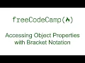 Accessing Object Properties with Bracket Notation