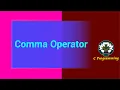Comma Operator