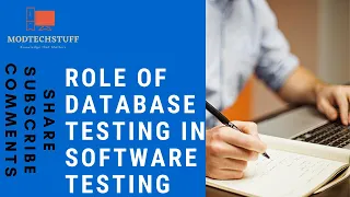 Role of Database Testing in Software Testing