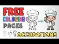 Occupations Coloring Book Free Downloads Of Coloring Pages