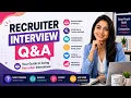 Recruiter Interview Q A Test Your Talent Sourcing Screening Hiring Skills Uplatz