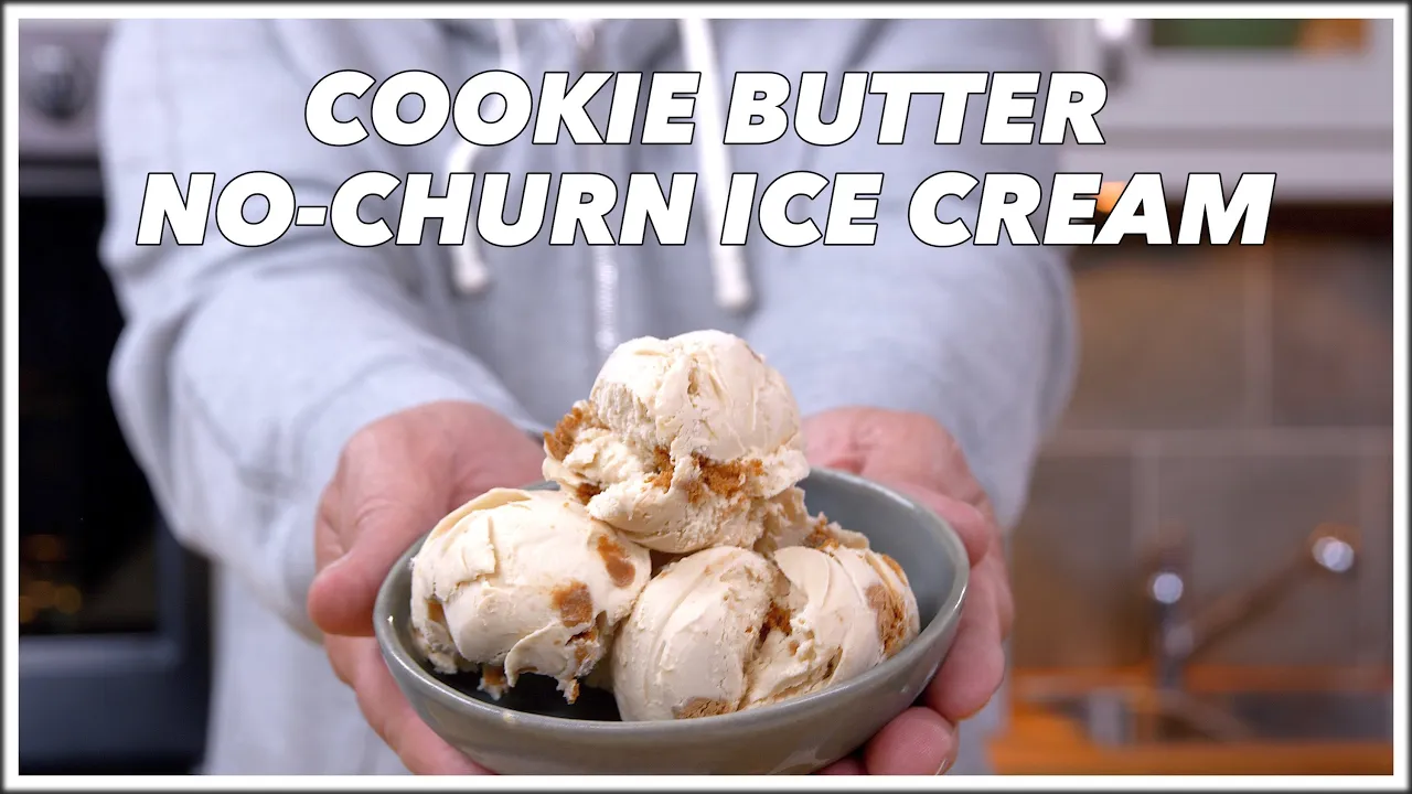 Speculoos No Churn Ice Cream Recipe - Glen And Friends Cooking