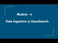 Data Ingestion Querying in OpenSearch Complete Demo with Sample Index