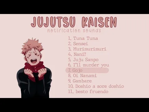 Download MP3 Jujutsu Kaisen Notification Sounds┃Free download with link