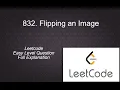 832 Flipping an Image Complete Playlist of Easy Level Questions of leetcode Solution in python
