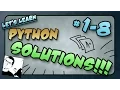 Let s Learn Python SOLUTIONS - 8