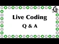 Gerph s live coding - Quick Q A