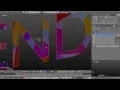 Geometric Text Colors Blender 2 73 Tutorial Part 1