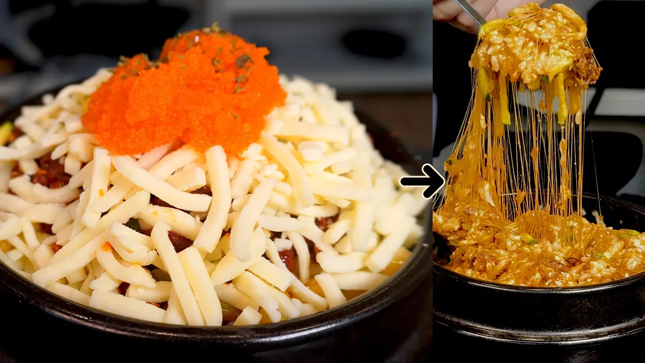 치즈 돌솥 비빔밥