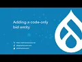 Adding a code only custom entity with Drush in Drupal 9 10