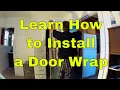 Door sticker - How to install a door wrap using Photo-Tex material