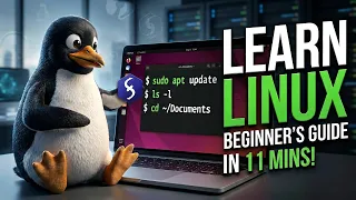 Linux - Tutorial for Beginners in 11 MINUTES!  [ UPDATED ]