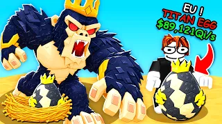 🔥 SEGUNDA VEZ NO ADMIN ABUSE DO ROUBE UM OVO COM ROBUX INFINITO ATIVADO NO ROBLOX 🤑 *MONSTROS*