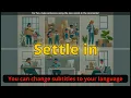 Settle in meaning with 5 examples