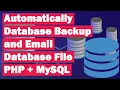Automatically Database Backup at Particular Time and Email Database File PHP MySQL