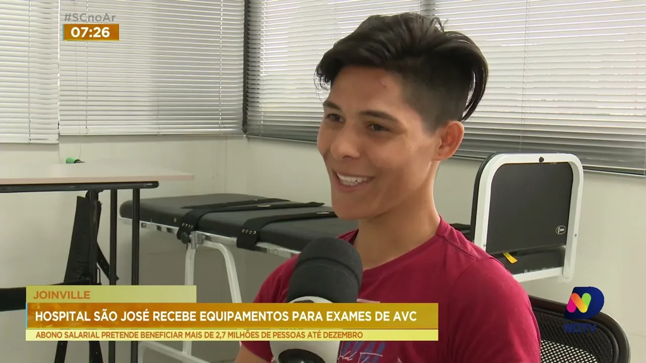 Equipamentos para exames de AVC chegam a hospital de Joinville