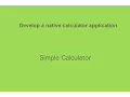Simple Calculator in Android