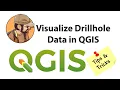 Lagu Qgis Tips : Visualize drillhole data in Qgis