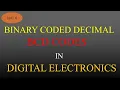 Lec-6 Binary Coded Decimal BCD Code Digital Electronics R K Classes Hindi Eng