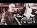 Randall Thompson Symphony No 1 Study Score in 4k
