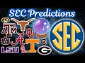 Predicting EVERY SEC Football game in 2026