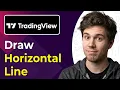 How to Draw Horizontal Line in Tradingview Pine Script Easiest Way 2026 guide