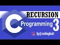 RECURSION Part 03 - How recursive function works when there is no return statement