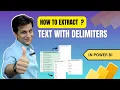11 6 How to Extract Text with Delimiters in Power BI Power Query By Pavan Lalwani