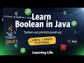 Learn Boolean In Java In Urdu Hindi Learning Life