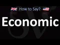 How to Pronounce Economic 2 WAYS British Vs English Pronunciation