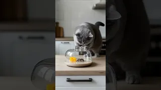 القط والفأر في الداخل Cat الجيلي Funny النظافه Cute المراه Kitten العريفي موسيقار 