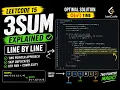 LeetCode 15 3Sum Explained Line by Line Best O n Solution