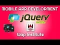 jquery mobile app development part 1 hosted by wap institute powered by sweetus media