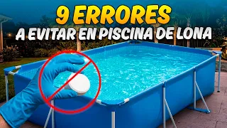 🚫 ¡9 errores fatales que arruinan tu piscina de lona sin que te des cuenta!