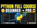 Python for Beginners Full Course 2026 Learn Python Step by Step