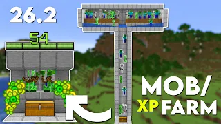 Minecraft EASY MOB XP FARM TUTORIAL 26 2 Without Mob Spawner