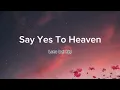 Download Lagu Lana Del Rey - say yes to heaven (lirik dan terjemahan)
