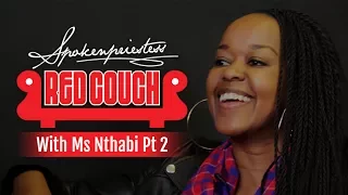 red couch ms nthabi on social media x her writing patterns