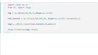 How to Create Gradient Image using NumPy Simple Easy
