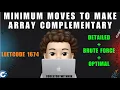 Minimum Moves to Make Array Complementary Beginner Friendly Super Detailed Leetcode 1674 MIK