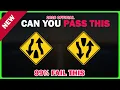 DMV Road Signs Quiz 2026 Top 40 Real Road Sign Questions to Pass Your Test