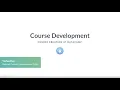 Course Creation at DataCamp Course Development