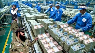 کارخانه چاپ پول افغانستان 2 How Does The Taliban Print Afghan Money 