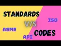 Difference between Codes and Standards