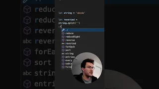 Reverse a string in JavaScript