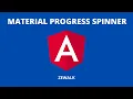 Angular Material Progress Spinner tutorial Angular Material 12 2021