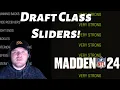 The BEST Draft Class Sliders for Madden 24 Franchise Mode EVERYTHING you Need to Know