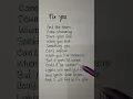 Download Lagu Coldplay ~ Fix You song lyrics #coldplay #fixyou #lyrics #song #trending